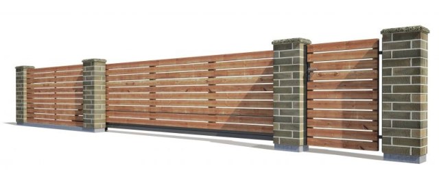 Stumdomi vartai WOOD SG-W1